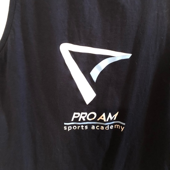 Pro Am Sports Academy Navy Blue Tank Top - Picture 2 of 4